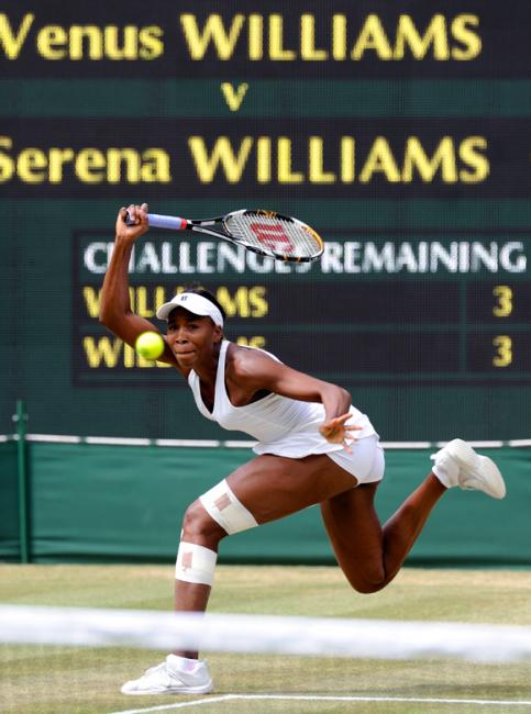 Fotografía de Sergio Carmona para Nthephoto. Venus Williams en la final de Wimbledon 2009
